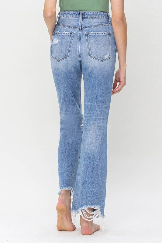 90'S VINTAGE HIGH RISE DISTRESSED JEANS