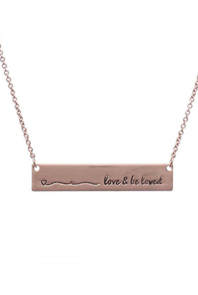 Love And Be Loved Necklace