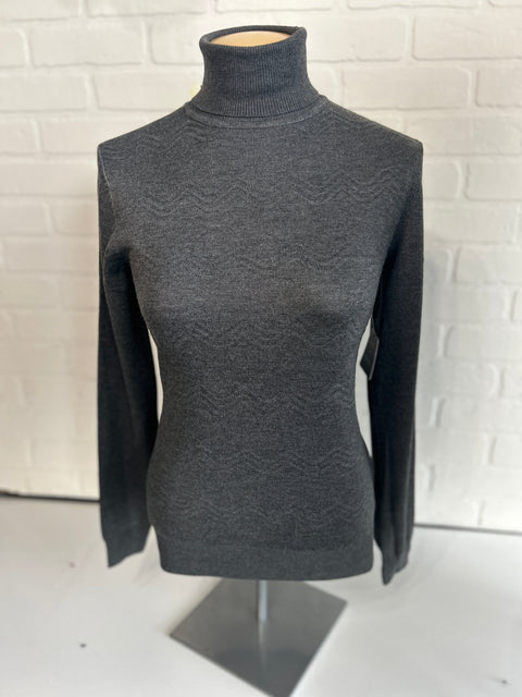 Perfect Classic Grey Turtleneck Sweater